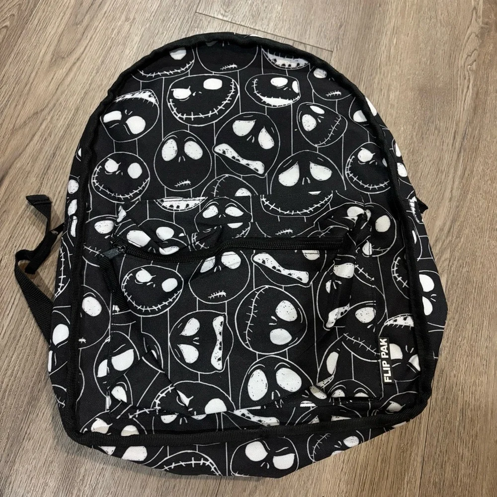 Y2K Disney Tim Burton Nightmare Before Christmas Flip Pak Reversible Backpack